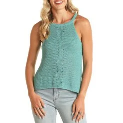 Rock & Roll Cowgirl Women's Knit Tank Top