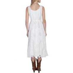 Scully Women's Lace-Up Front Paneled Dress -Wrangler || Ariat || ROPER Sales Store scully women s lace up front paneled dress