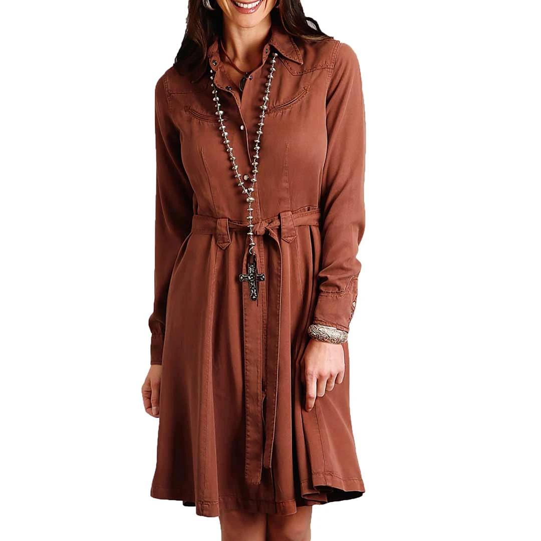 Stetson Women's Snap Front Shirt Dress 2 Stetson Women's Snap Front Shirt Dress