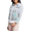 Tribal Women's Floral Printed Hem Jean Jacket 2 Tribal Women's Floral Printed Hem Jean Jacket -Wrangler || Ariat || ROPER Sales Store tribal women s floral printed hem jean jacket