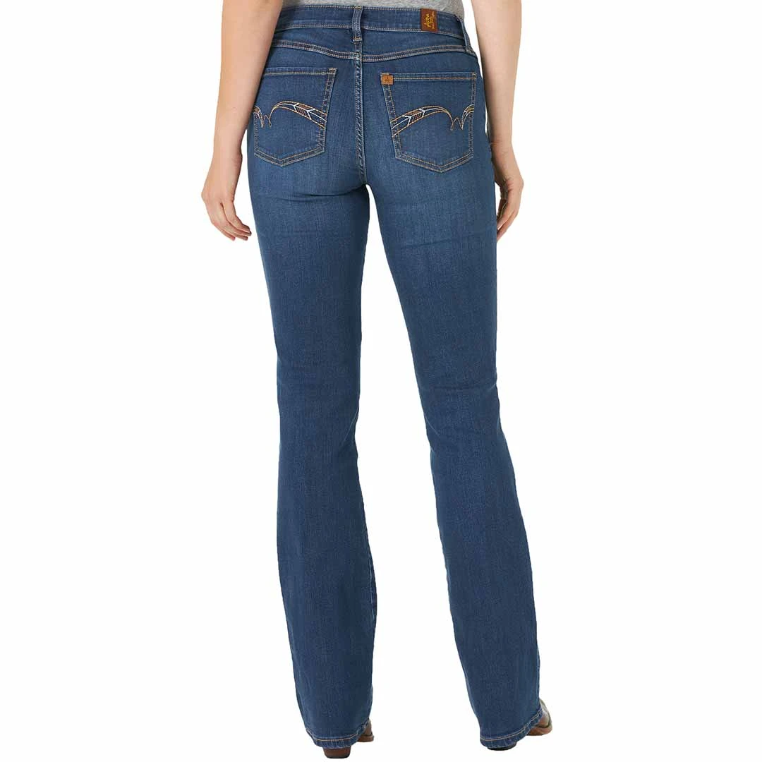 Wrangler Women's Aura Instantly Slimming Straight Leg Jeans 3 Wrangler Women's Aura Instantly Slimming Straight Leg Jeans