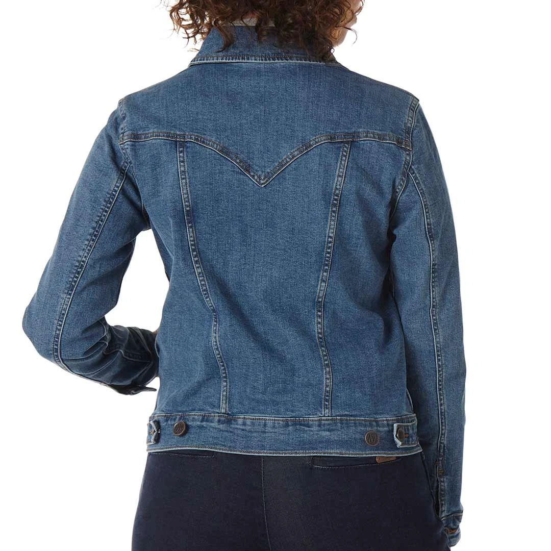 Wrangler Women's Classic Fit Jean Jacket 4 Wrangler Women's Classic Fit Jean Jacket - Image 2