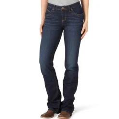Wrangler Women's Q-Baby Ultimate Riding Bootcut Jeans -Wrangler || Ariat || ROPER Sales Store wrangler women s q baby ultimate riding bootcut jeans