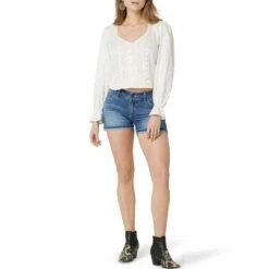 Wrangler Women's Retro Boho Crochet Button Blouse -Wrangler || Ariat || ROPER Sales Store wrangler women s retro boho crochet button blouse