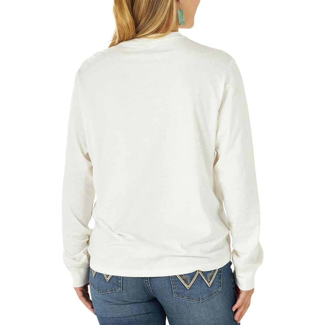 Wrangler Women's Retro Graphic Long Sleeve T-Shirt 4 Wrangler Women's Retro Graphic Long Sleeve T-Shirt - Image 2