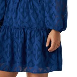 Wrangler Women's Retro Vintage Tiered Long Sleeve Dress -Wrangler || Ariat || ROPER Sales Store wrangler women s retro vintage tiered long sleeve dress