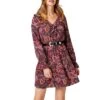 Wrangler Women's Ruffle V-Neck Paisley Print Dress -Wrangler || Ariat || ROPER Sales Store wrangler women s ruffle v neck paisley print dress